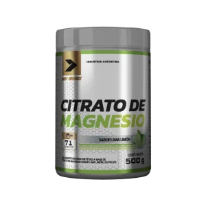 Envase de Citrato de Magnesio sabor Lima Limón 500g Body Advance Nutrition.