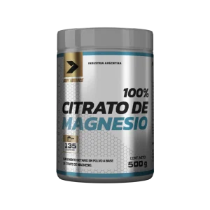 Envase de Citrato de Magnesio puro sin sabor 500g Body Advance. Suplemento para relajación muscular.